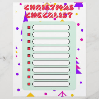 kerstchecklist flyer