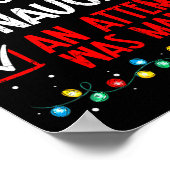 Kerstchecklist Stout Bravo Een Poging Werd Onderno Poster (Hoek)