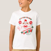 Kerstcheerleader T-shirt (Voorkant)