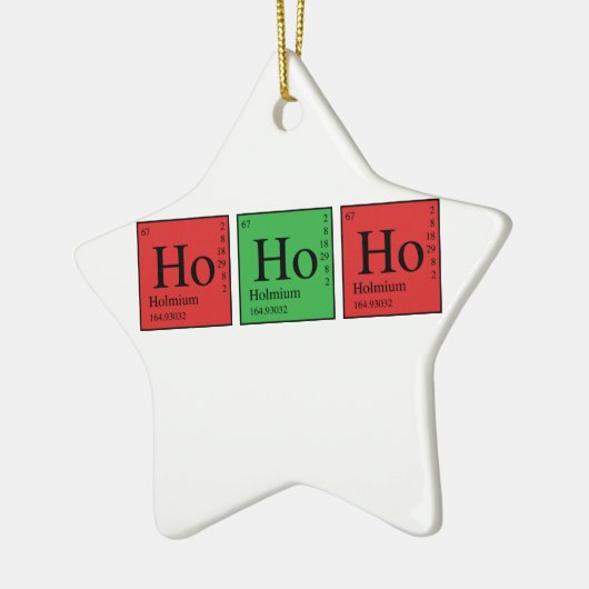 Kerstchemie Keramisch Ornament (Links)