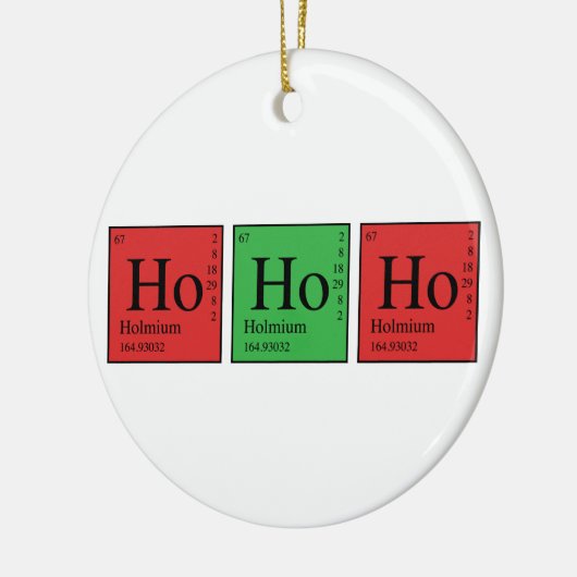 Kerstchemie Keramisch Ornament (Links)
