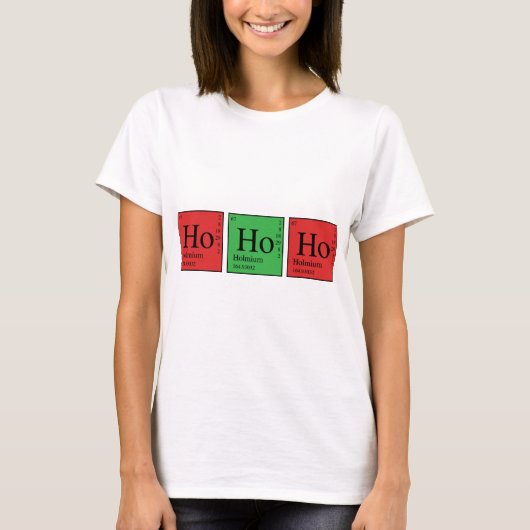 Kerstchemie T-shirt (Voorkant)