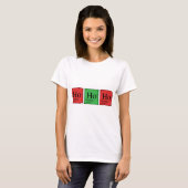Kerstchemie T-shirt (Voorkant volledig)
