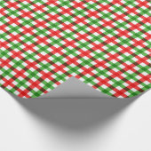 Kerstcheques met rood/groen omhulsel van papier (Hoek)
