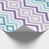 KerstChevron Pattern Cadeaupapier (Hoek)