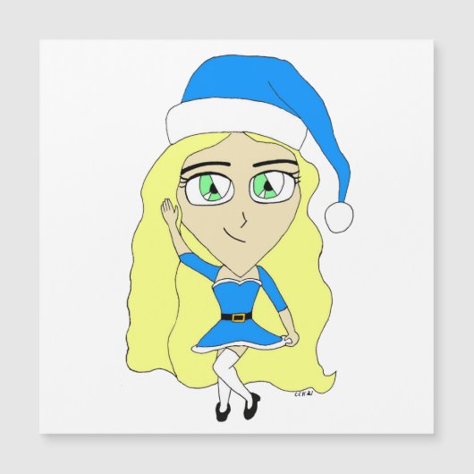 Kerstchibi (Voorkant)