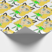 Kerstchibi Cadeaupapier (Hoek)