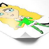 Kerstchibi Foto Afdruk (Hoek)