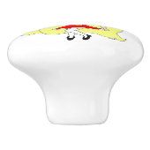 Kerstchibi Keramische Knop (Zijkant)