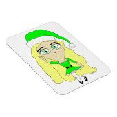 Kerstchibi Magneet (Rechterzijde)