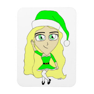 Kerstchibi Magneet