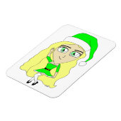 Kerstchibi Magneet (Linkerzijde)