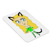 Kerstchibi Magneet (Rechterzijde)