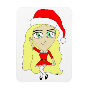 Kerstchibi Magneet