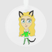 Kerstchibi Ornament (achterkant)