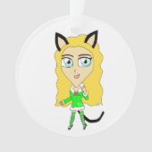 Kerstchibi Ornament (voorkant)