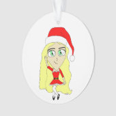 Kerstchibi Ornament (voorkant)