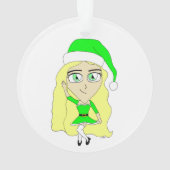 Kerstchibi Ornament (achterkant)
