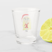 Kerstchibi Shot Glas (Achterkant)