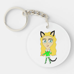 Kerstchibi Sleutelhanger