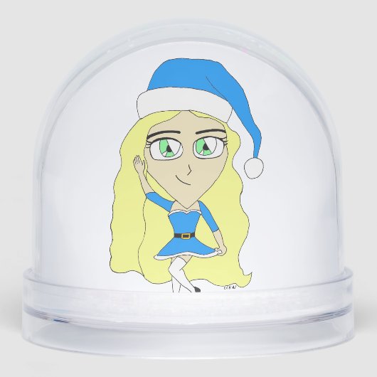 Kerstchibi Sneeuwbol (Voorkant)