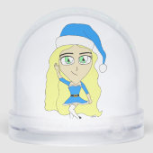 Kerstchibi Sneeuwbol (Achterkant)