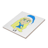 Kerstchibi Tegeltje (Zijkant)