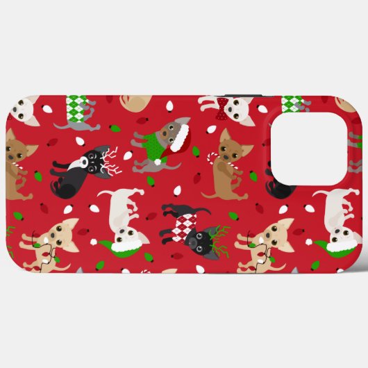 Kerstchihuahua All Coats Case-Mate iPhone Case (Achterkant (horizontaal))