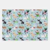 Kerstchihuahua All Coats Inpakpapier Vel (Voorkant 3)
