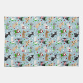 Kerstchihuahua All Coats Kitchen Towel Theedoek (Horizontaal)