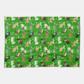 Kerstchihuahua All Coats Kitchen Towel Theedoek (Horizontaal)
