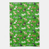 Kerstchihuahua All Coats Kitchen Towel Theedoek (Verticaal)