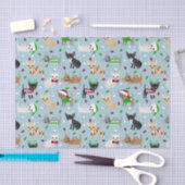 Kerstchihuahua All Coats Tissue Paper Tissuepapier (Craft)