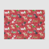 Kerstchihuahua All Coats Tissuepapier (Voorkant)