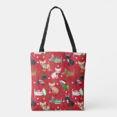 Kerstchihuahua All Coats Tote Bag (Achterkant)