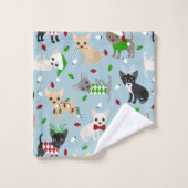 Kerstchihuahua Alle keukendoekjes Bad Handdoek (Wasdoekje)