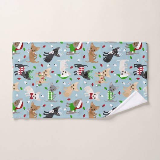 Kerstchihuahua Alle keukendoekjes Bad Handdoek (Handdoek)