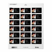 Kerstchihuahua Etiket (Full Sheet)