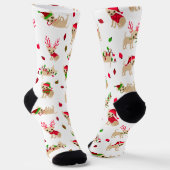 Kerstchihuahuas Fawn Socks Sokken (Gebogen)
