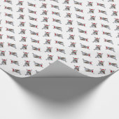 KerstChinchilla Cadeaupapier (Hoek)