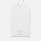 KerstChinoiserie Ginger Jar Topiary Cadeaulabel (Achterkant)