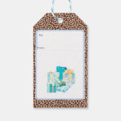 KerstChinoiserie Ginger Jar Topiary Gift Labels Cadeaulabel (Achterkant)