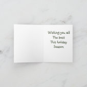 kerstchipmunk kaart (Binnen)