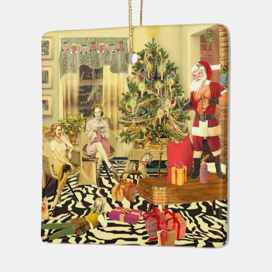 Kerstchippendale Keramisch Ornament (Links)