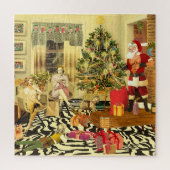 Kerstchippendale Legpuzzel (Verticaal)