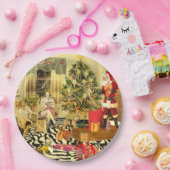 Kerstchippendale Papieren Bordje (Feest)