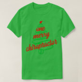 Kerstchiropractor T-shirt (Design voorkant)