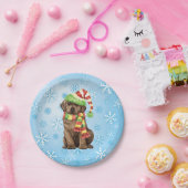 kerstchocolade Lab Papieren Bordje (Feest)