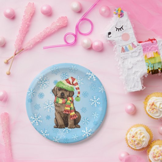 kerstchocolade Lab Papieren Bordje (Feest)