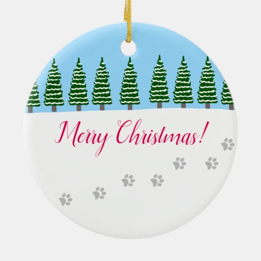 Kerstchocolade Labrador Santa Hat Keramisch Ornament (Achterkant)